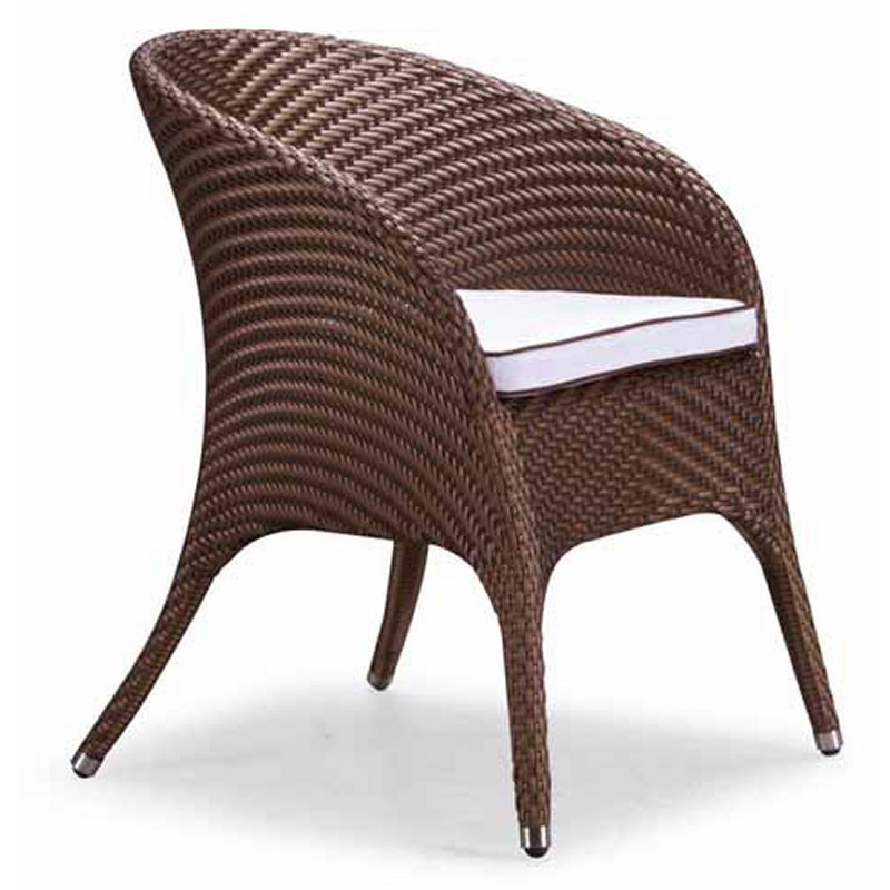Nuevo Wicker Lotus Outdoor Dining Chair