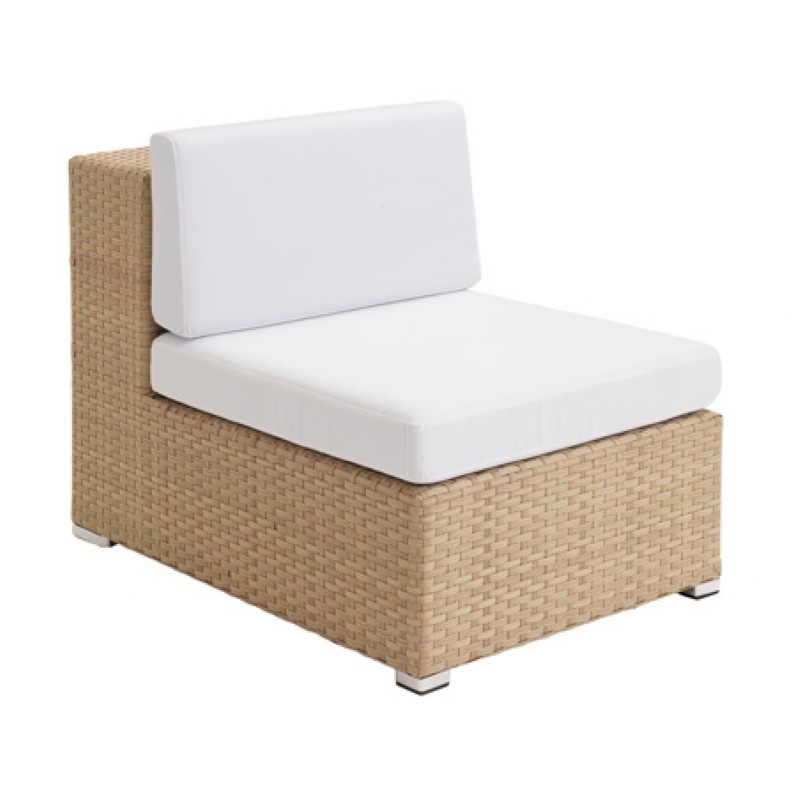 Outdoor Furniture: Outdoor Wicker: Nuevo Cubic Outdoor Sectional Middle Unit