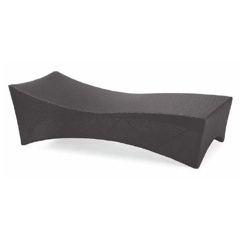 Outdoor Furniture: Chaise Lounges: Nuevo Wicker Outdoor Chaise Lounge Bali