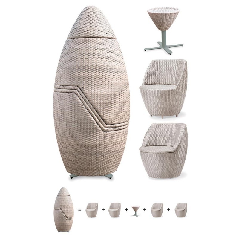 Nuevo Outdoor Seating Set - Capsule