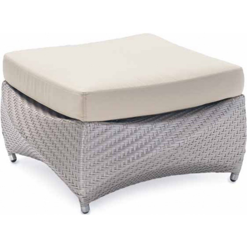 Nuevo Wicker Corfu Outdoor Ottoman