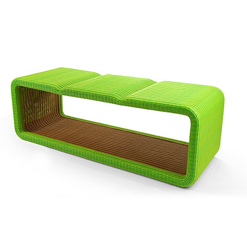 Lebello Hollow-3 Triple Outdoor Bench