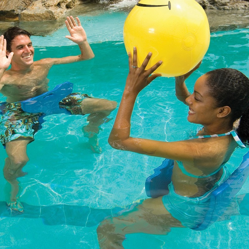 Pool & Beach: Pool Lounge Chairs: Deluxe Aqua Swing Pool Saddle