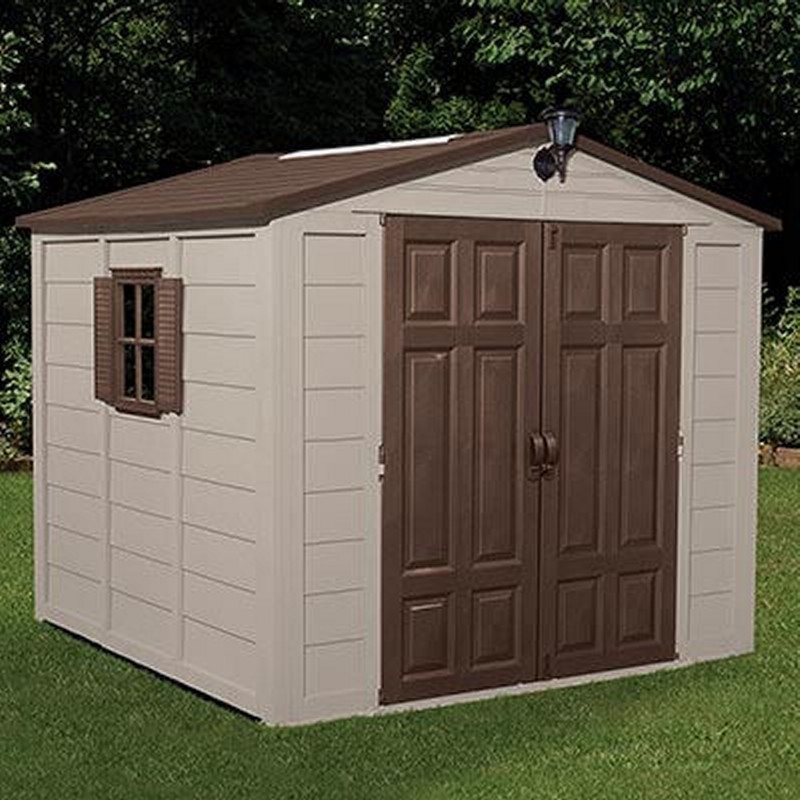 Storage Building Shed 352 Cubic Feet with Windows