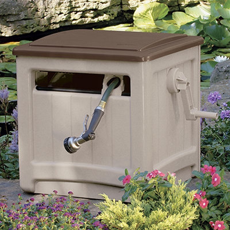 Hose Reel with Smart Trak Hose Guide and Bin