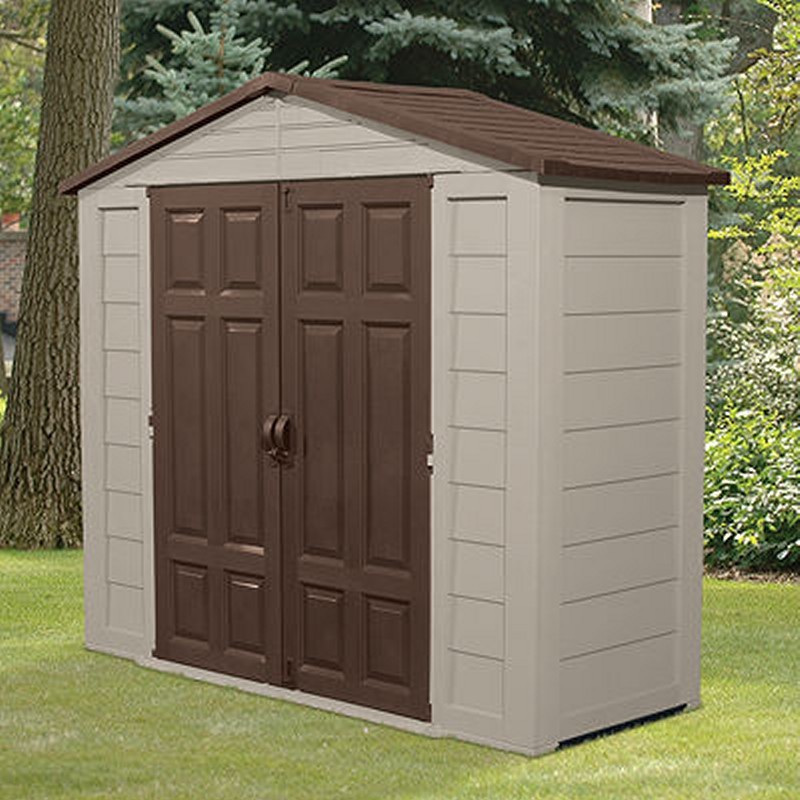 Home & Garden: Outdoor Sheds: Storage Building Shed 129 Cubic Feet