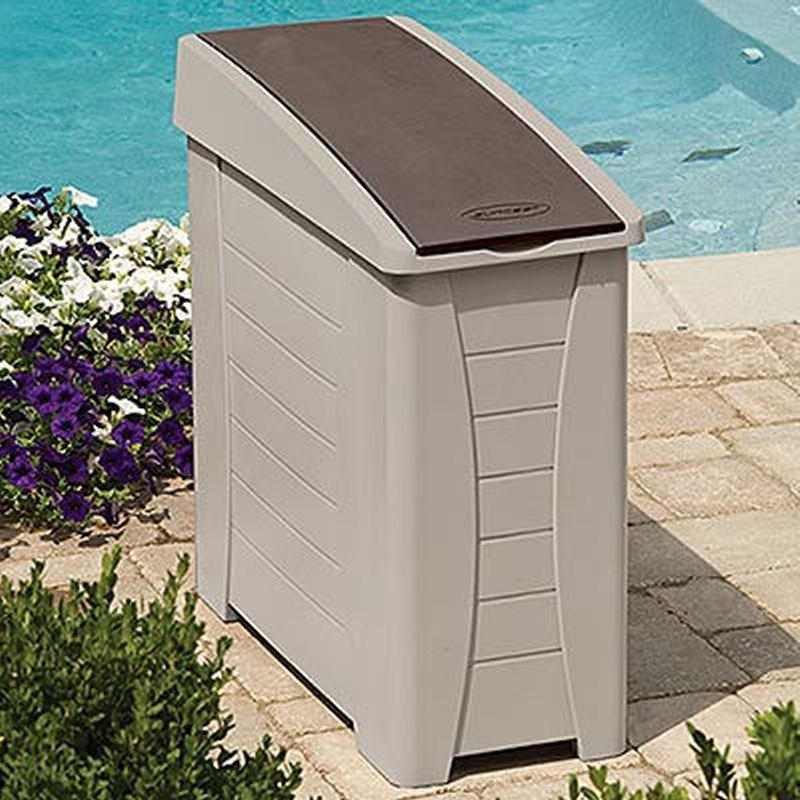 Home & Garden: Outdoor Storage Boxes: Side Station Container 22 Gallons