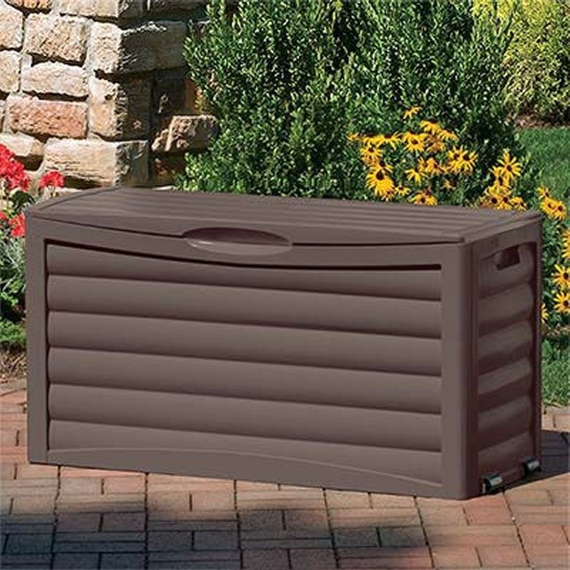 Home & Garden: Outdoor Storage Boxes: Outdoor Storage Box 63 Gallons