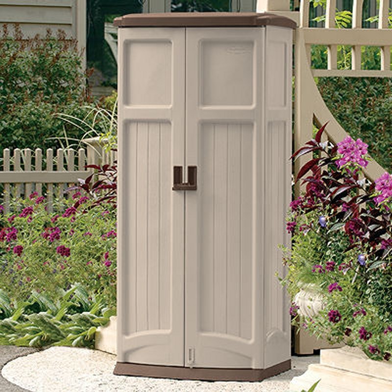 Home & Garden: Outdoor Sheds: Garden Shed Vertical 20 Cubic Feet