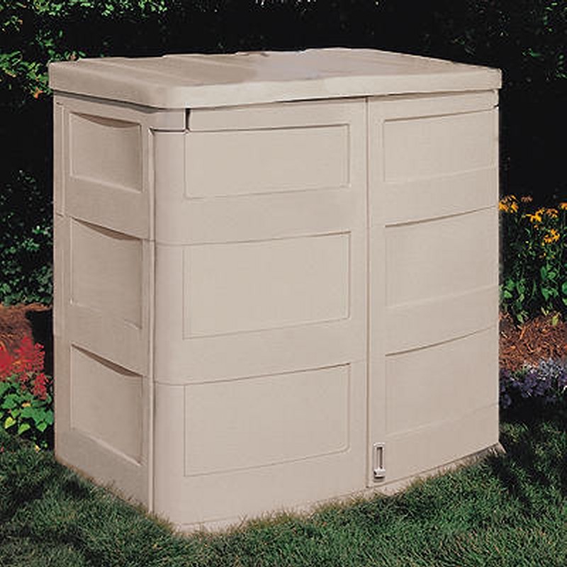 Home & Garden: Outdoor Sheds: Horizontal Garden Storage Shed 45 Cubic Feet