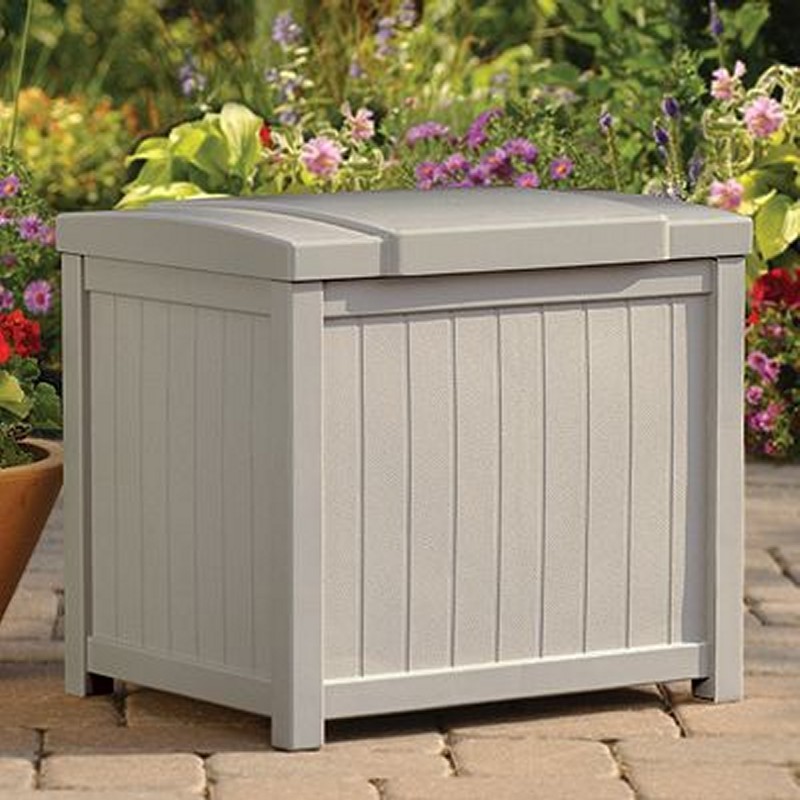 Home & Garden: Outdoor Storage Boxes: Small Storage Box 22 Gallons