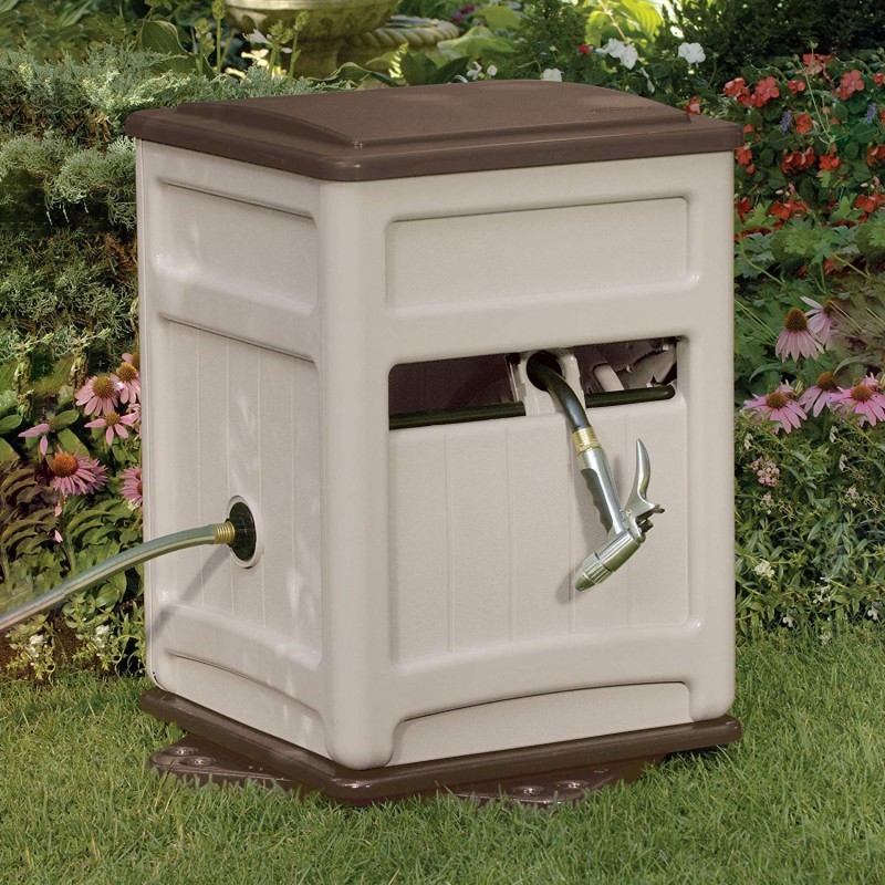 Home & Garden: Hose Reels: Hose Reel Swivel Smart Trak Hose Guide and Bin