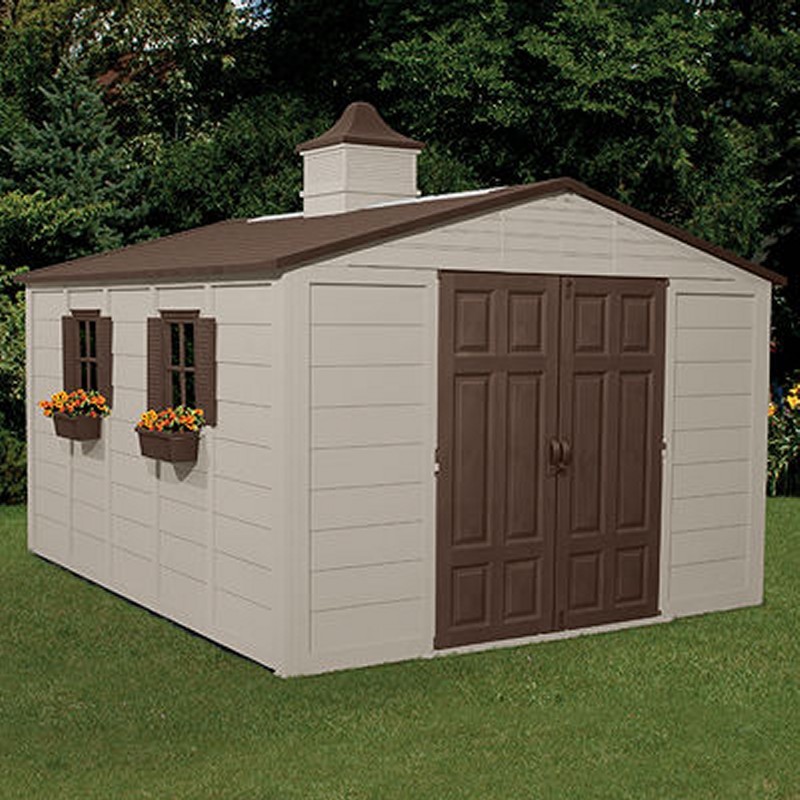 Storage Building Shed 775 Cubic Feet with Windows Storage Building Shed 775 Cubic Feet with Windows