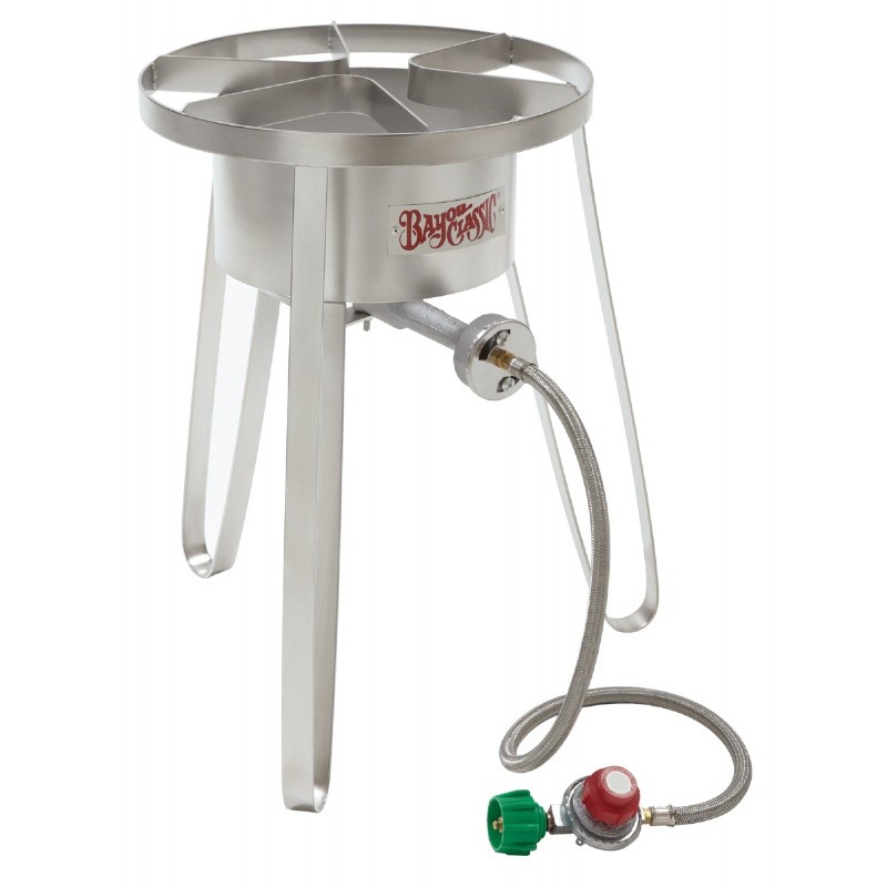 Outdoor Patio Gas Stove Stainless Steel Cooker 21 Inch. : Barbecue Grills