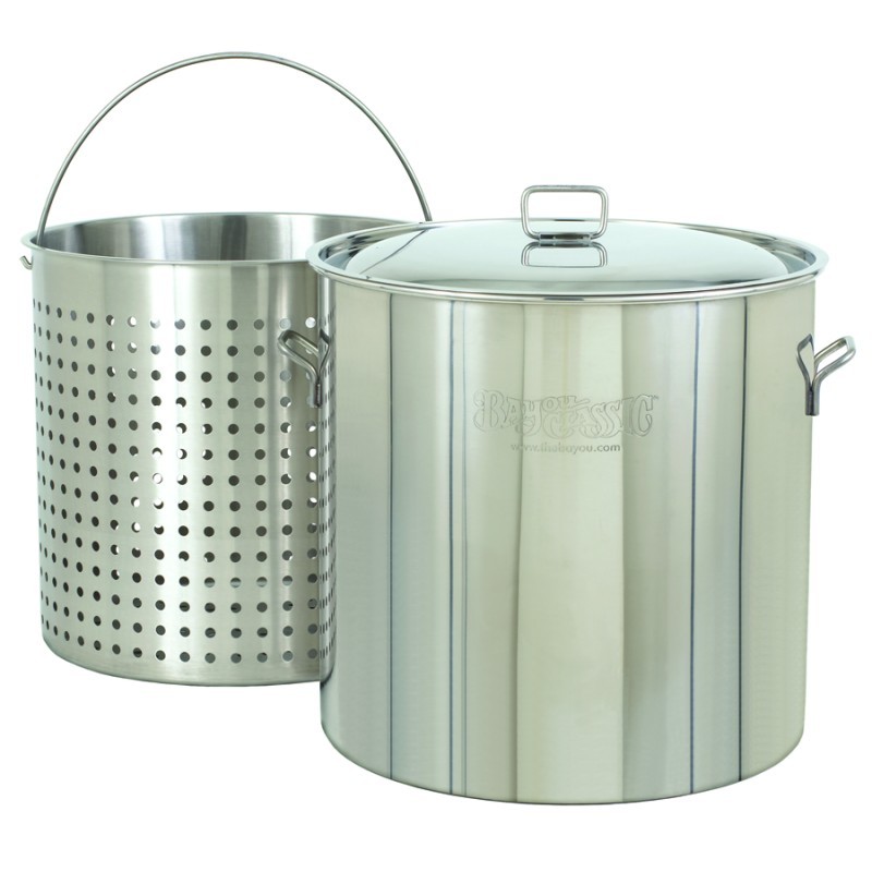 Steam Boil Fry Stockpot - Giant 162 Qt Stainless Steel