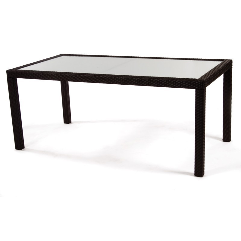 Marbella Outdoor Wicker Rectangle Dining Table