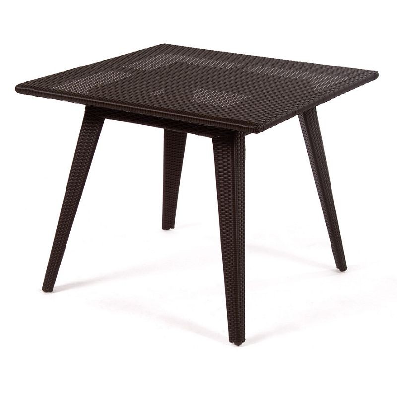 Senna Outdoor Wicker Square Dining Table