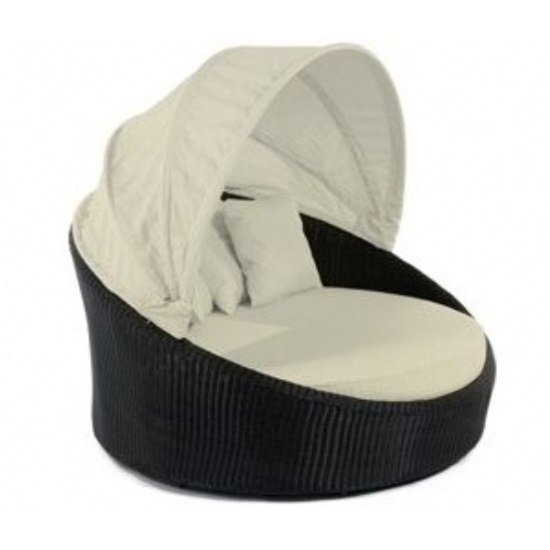 Hallo Wicker Outdoor Daybed with Canopy