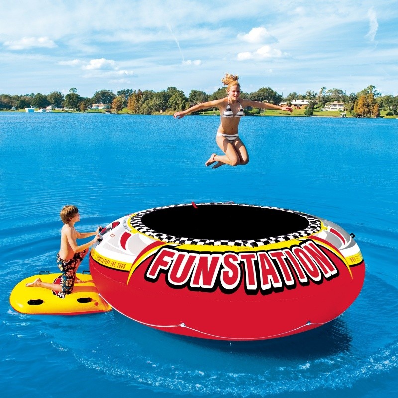 Funstation 12 Foot Giant Jumper Island Lake Bouncer alternative photo #2