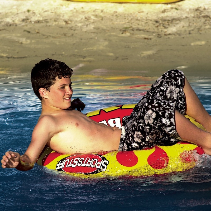 Pool & Beach: Inflatable Pool Fun: Rally Inner Tube Pool Float