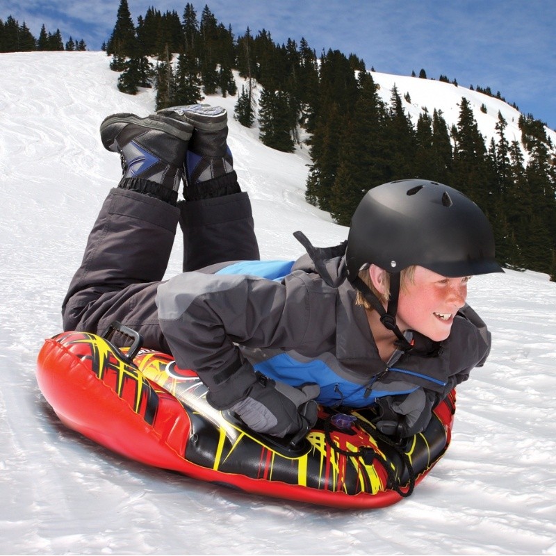 Pool & Beach: Inflatable Snow Sleds: Sting Ray Snow Tube Sled Single Rider