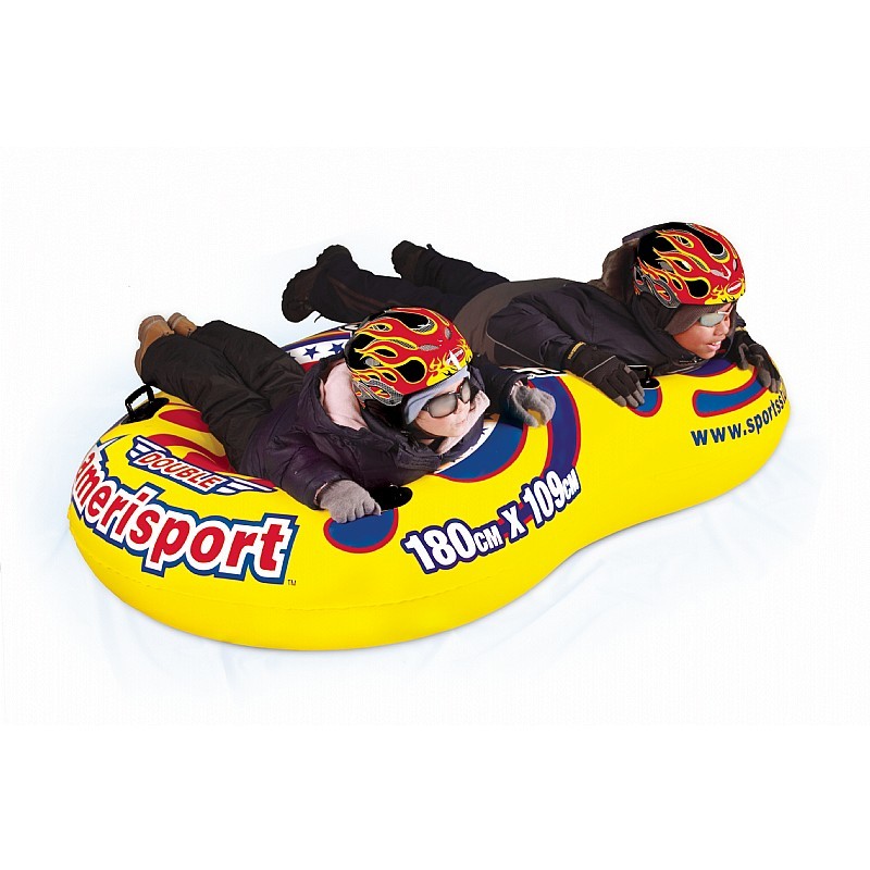 Pool & Beach: Inflatable Snow Sleds: Amerisport Double Snow Tube