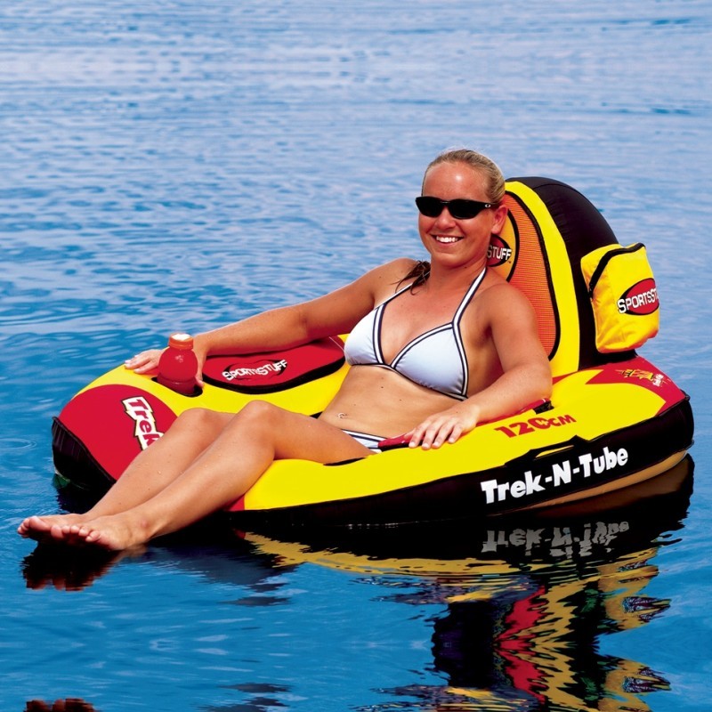 Pool & Beach: Inflatable Pool Fun: Trek n Tube Inflatable Lounge