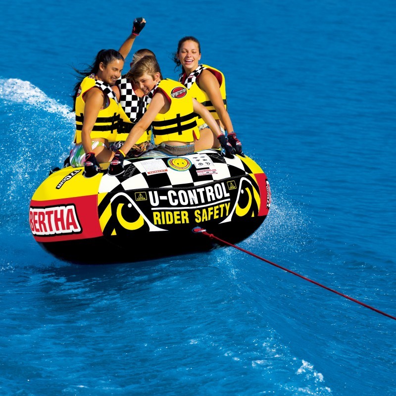 Pool & Beach: Towable Tubes: Big Bertha 4 Rider Towable Tube