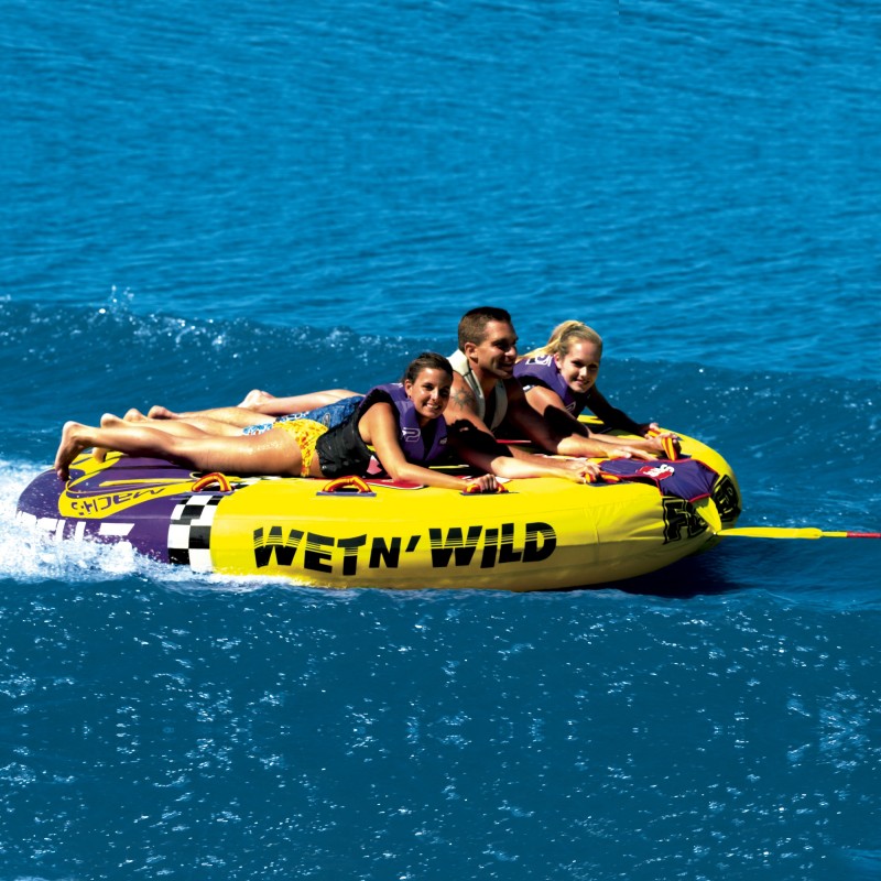 Pool & Beach: Towable Tubes: Wet Wild Flyer Round Towable Tube 89 inches
