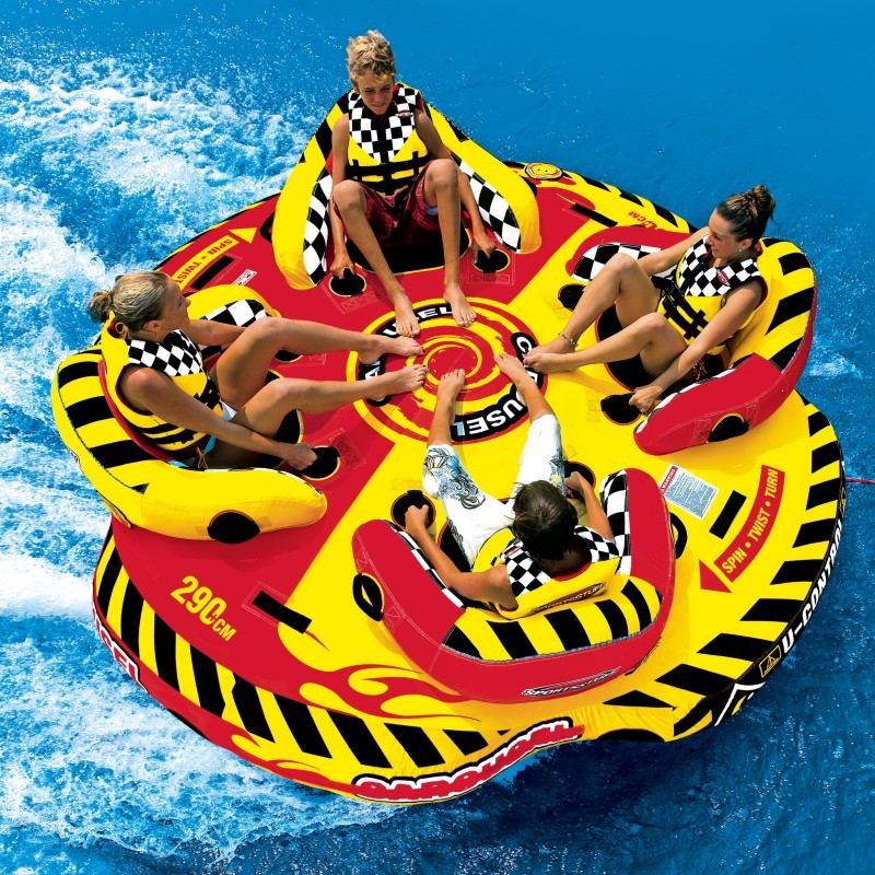 Carousel Towable Round Raft for 4 riders Carousel Towable Round Raft for 4 riders