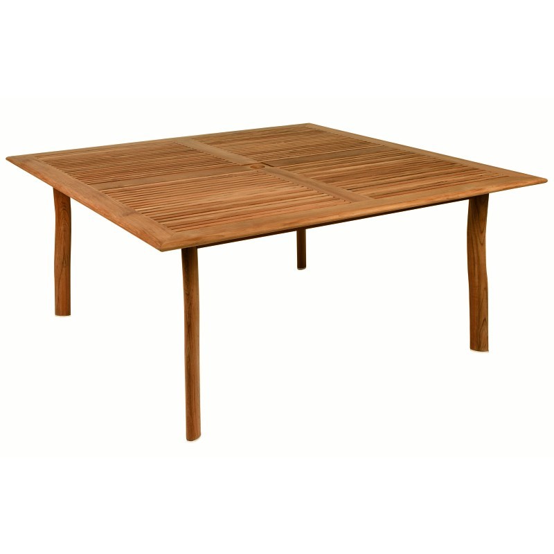 Equinox Teak Square Dining Table