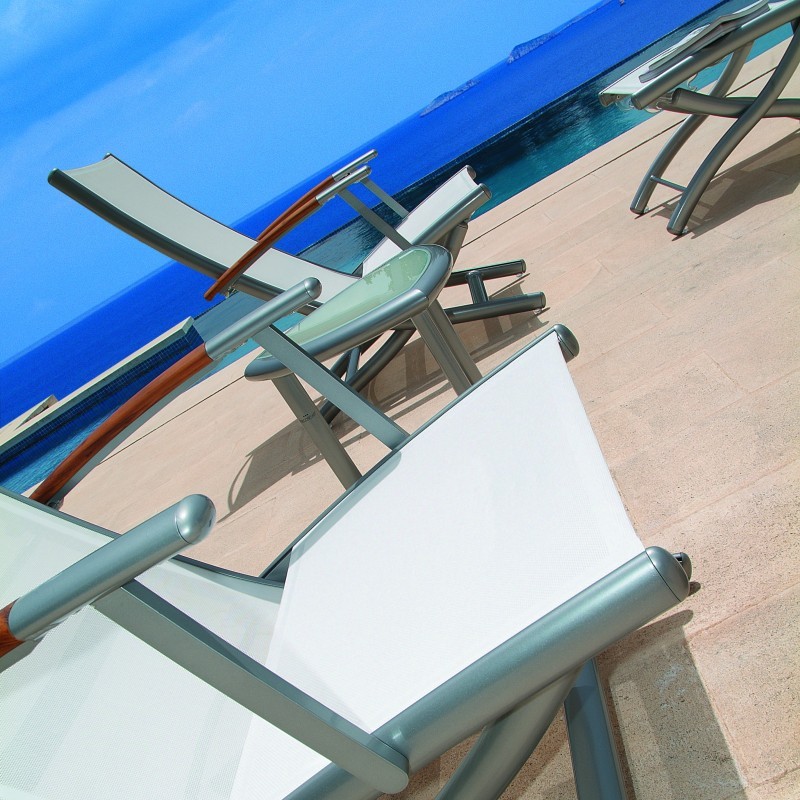Rivage Aluminum Lounge Set 5-Piece alternative photo