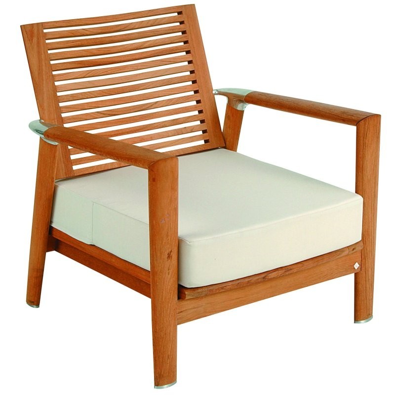 Equinox Teak Club Armchair : Patio Chairs