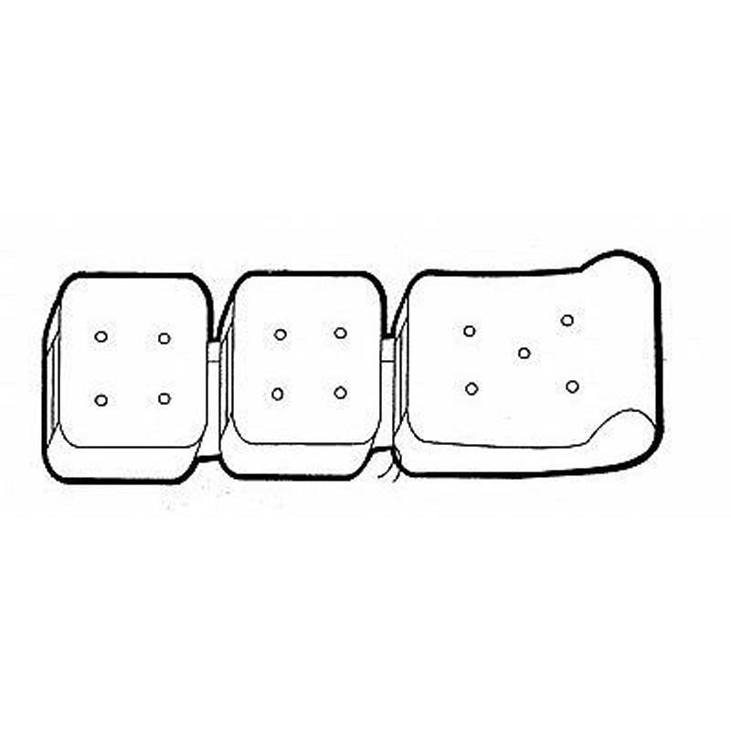 Patio Furniture Cushions: Cushions - Riviera: Riviera Chaise Lounge Cushion