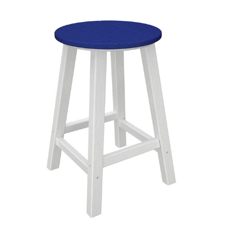 Polywood Contempo Round Outdoor Counter Stool