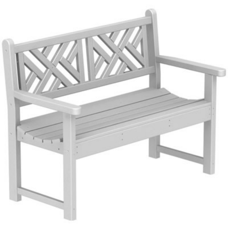 Plastic Chippendale Outdoor Bench alternative photo