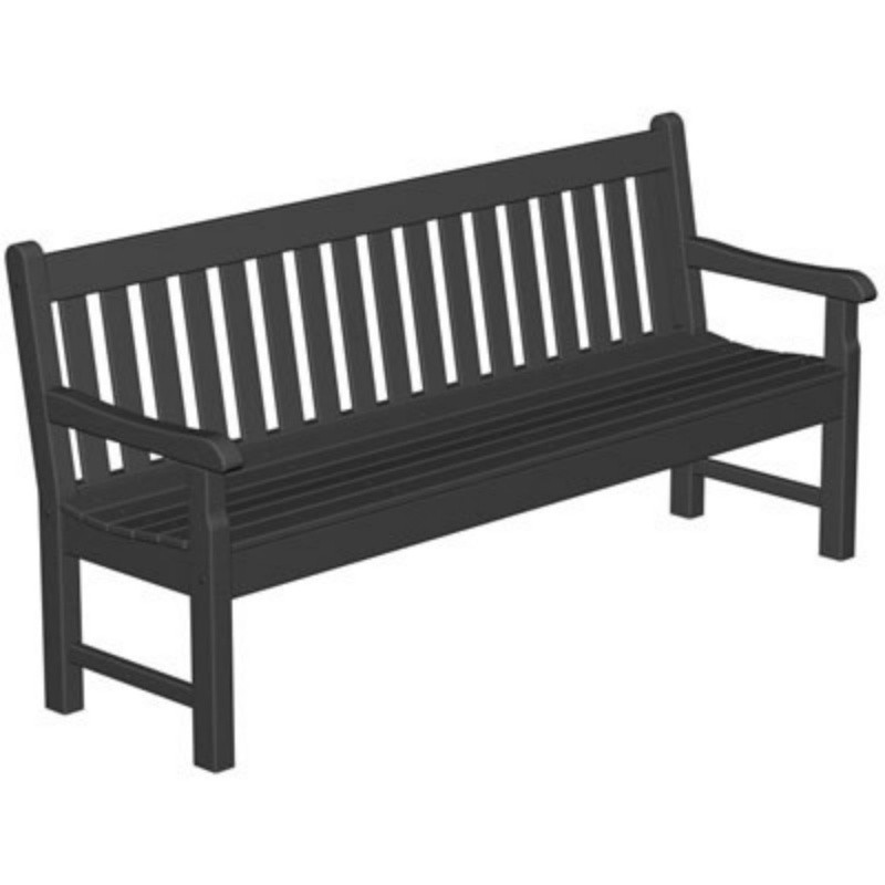 Plastic Wood Rockford Outdoor Park Bench 72 inches alternative photo