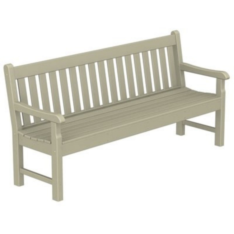 Plastic Wood Rockford Outdoor Park Bench 72 inches alternative photo