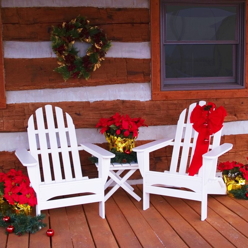 Adirondack Seating Set 3 Piece White