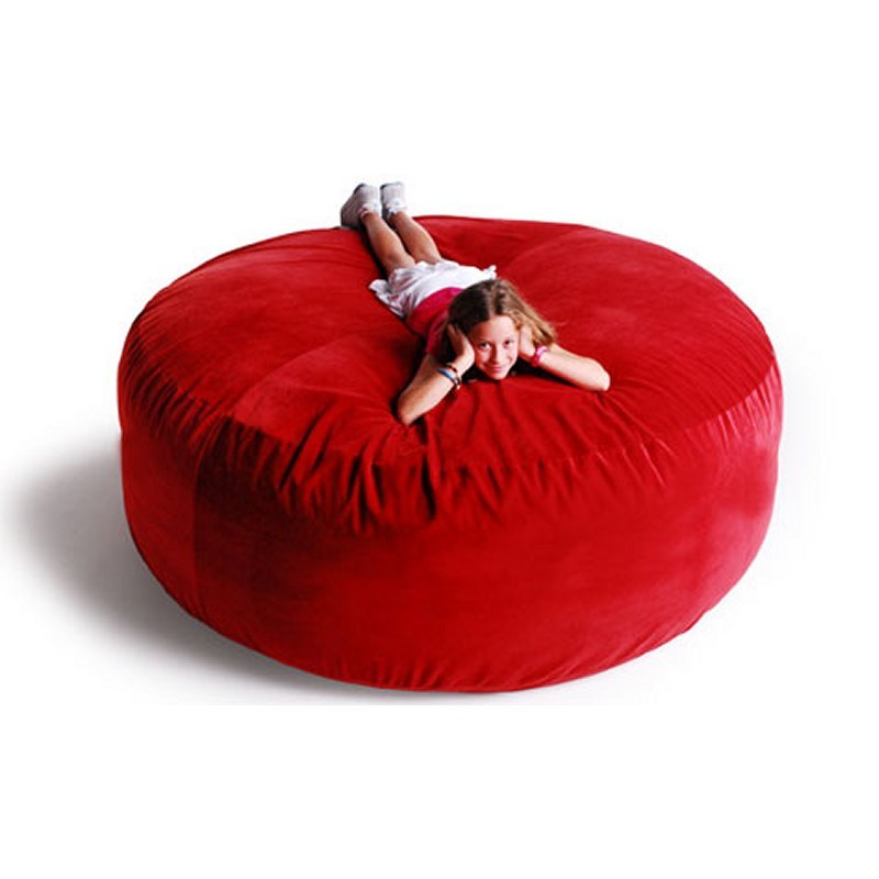 Zak Slumber Bean Bag Bed 6 Feet Pebble