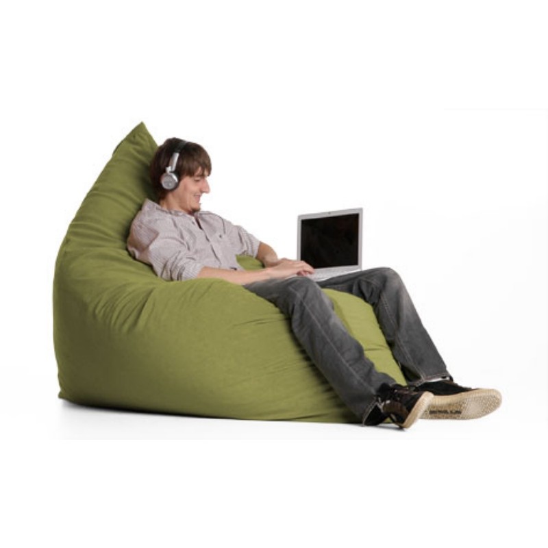 Furniture: Bean Bag Chairs: Jaxx Pillow Sac Bean Bag Chair Apple Green