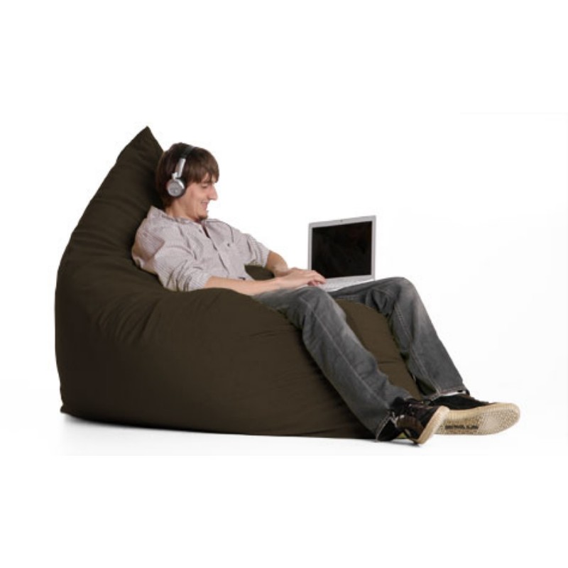 Furniture: Bean Bag Chairs: Jaxx Pillow Sac Bean Bag Chair Dark Chocolate