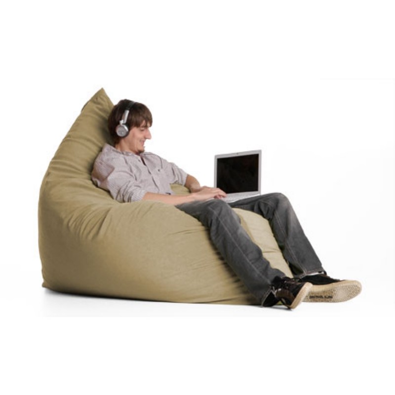 Furniture: Bean Bag Chairs: Jaxx Pillow Sac Bean Bag Chair Microsuede Camel