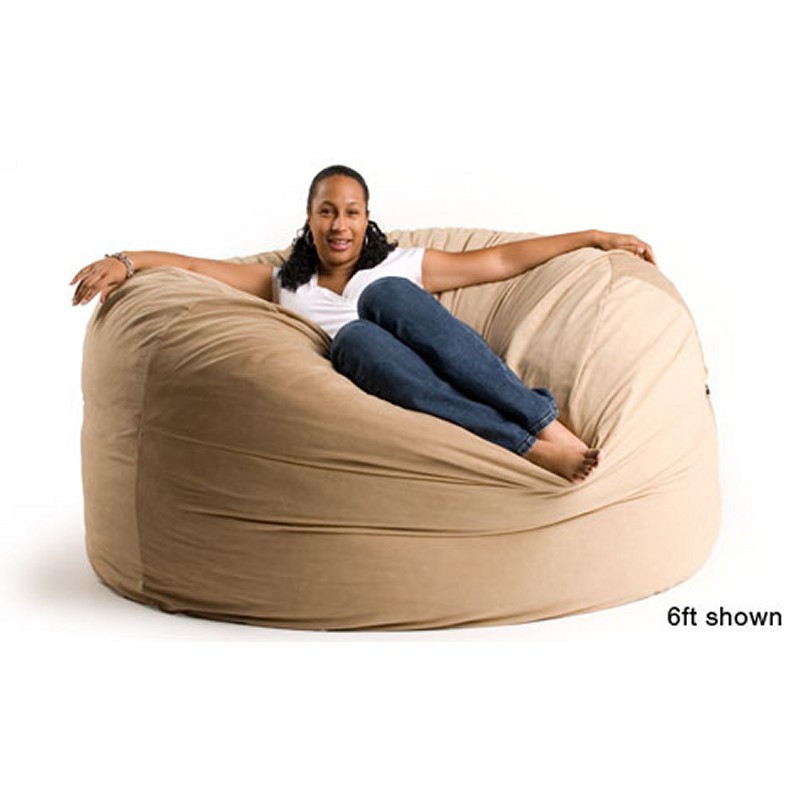 Furniture: Bean Bag Chairs: Jaxx Sac Bean Bag Chair XL 6 Feet Microsuede