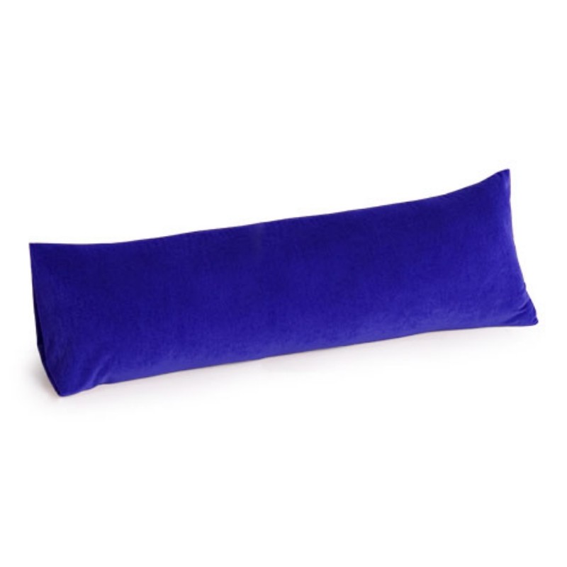 Jaxx Rest Memory Foam Body Pillow 30 inch Microfiber Blue