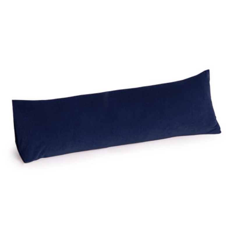 Jaxx Rest Memory Foam Body Pillow 30 inch Microsuede Navy Blue