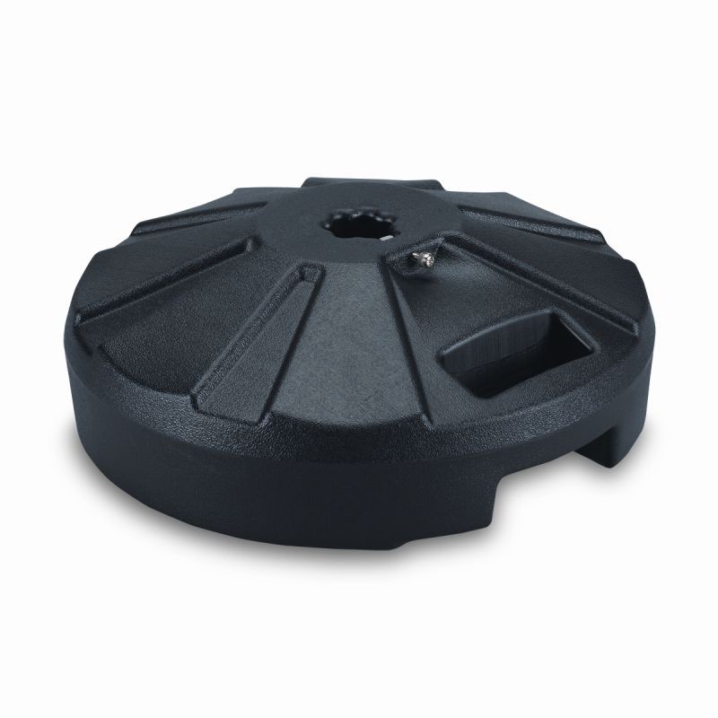 Plastic 50 lb. Umbrella Base Black