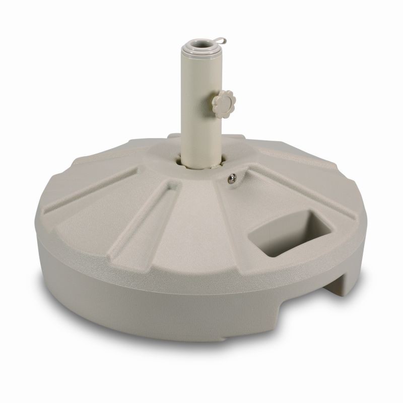 Plastic 50 lb. Umbrella Stand Beige