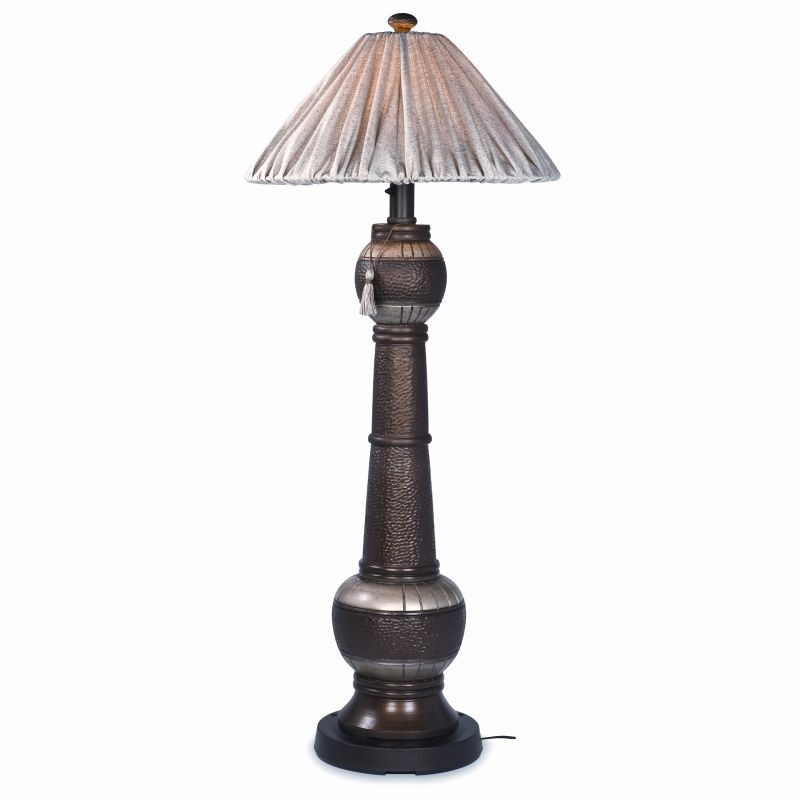 Phoenix Outdoor Floor Lamp Bronze Silver