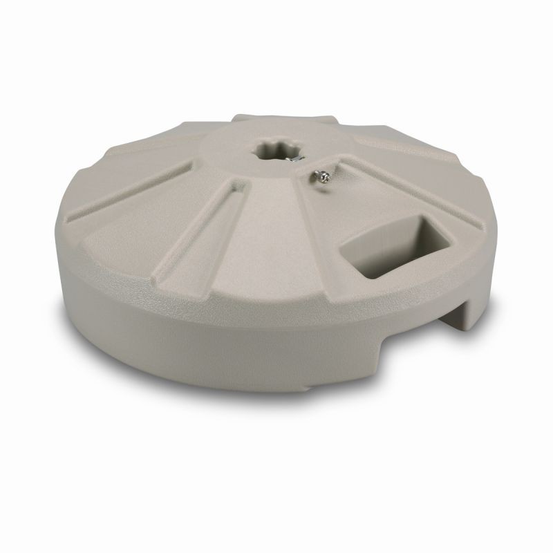 Shading & Cooling: Patio Umbrella Bases: Plastic 50 lb. Umbrella Base Beige